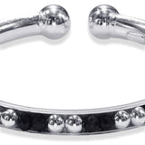 Taraash 925 Sterling Black Beaded Nazariya Bangles For New Born Babies BG1603S - Taraash