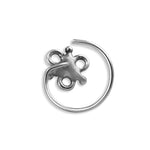 Load image into Gallery viewer, Taraash 925 Sterling Blue Stone Nosepin | Silver Nosepin | Silver Nosepin For Women - Taraash