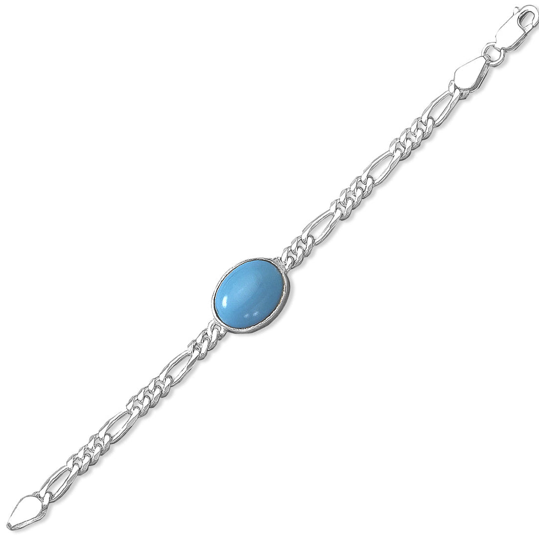 Taraash 925 Sterling Curb Chain Silver Bracelet For Boy - Taraash