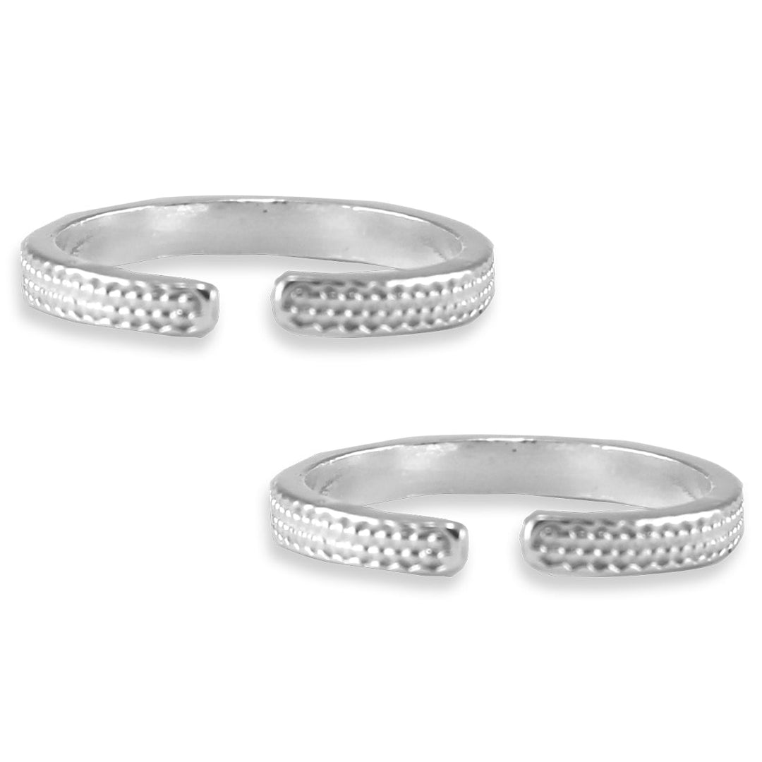 Taraash 925 Sterling Cutwork Toe Ring | Silver Bichiya | Chandi Bichiya Women - Taraash