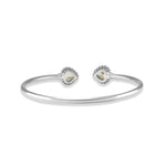 Load image into Gallery viewer, Taraash 925 Sterling Cz Bangle | Silver Bangle | Heart Bangle For Women - Taraash