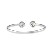Taraash 925 Sterling Cz Bangle | Silver Bangle | Heart Bangle For Women - Taraash