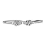 Load image into Gallery viewer, Taraash 925 Sterling Cz Bangle | Silver Bangle Kada For Women | Bangle For Women - Taraash