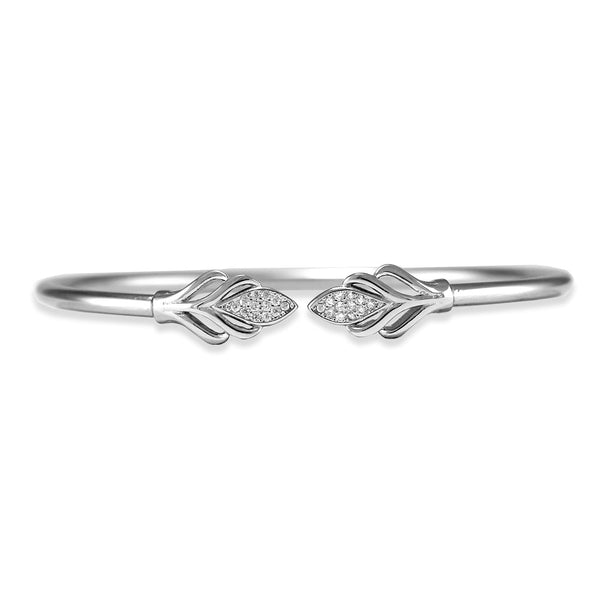 Taraash 925 Sterling Cz Bangle | Silver Bangle Kada For Women | Bangle For Women - Taraash
