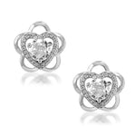 Load image into Gallery viewer, Taraash 925 Sterling Cz Pendant Set | Silver Pendant and Earrings Set | Silver Pendant Set For Women - Taraash
