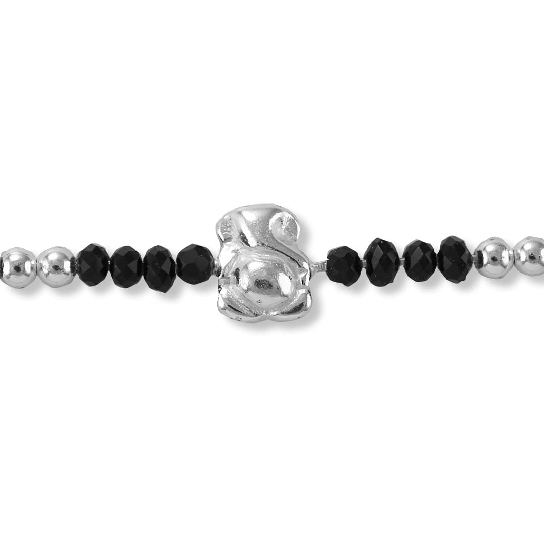 Taraash 925 Sterling Divine Ganpati Silver Nazariya Set | Bracelet For New Born Babies | Silver Nazariya - Taraash
