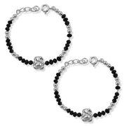 Taraash 925 Sterling Divine Ganpati Silver Nazariya Set | Bracelet For New Born Babies | Silver Nazariya - Taraash