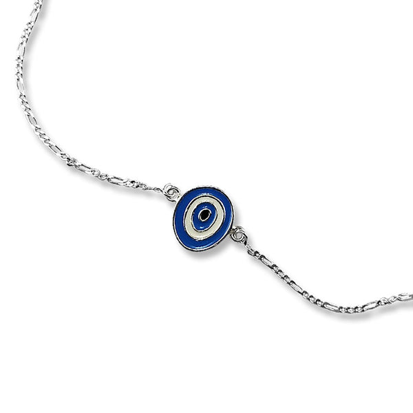 Taraash 925 Sterling Evil Eye Silver Rakhi For Your Brother - Taraash