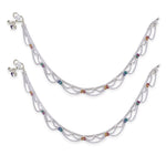 Load image into Gallery viewer, Taraash 925 Sterling Fancy Silver Anklets For Women - Taraash