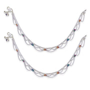 Taraash 925 Sterling Fancy Silver Anklets For Women - Taraash
