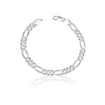 Load image into Gallery viewer, Taraash 925 Sterling Figaro Chain men silver bracelet - Taraash
