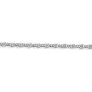 Taraash 925 Sterling Figaro Silver Chain | Chains For Women & Girls | 18 Inch Chain For Women - Taraash