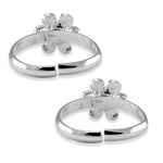 Load image into Gallery viewer, Taraash 925 Sterling Floral Toe Ring | Silver Toe Ring | Chandi jodhavi Toe Ring - Taraash