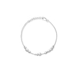 Taraash 925 Sterling Frosted Ball Pure Silver Bracelets For Women - Taraash