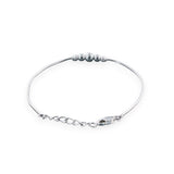 Taraash 925 Sterling Frosted Ball Silver Bracelets For Women - Taraash