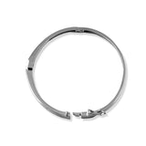 Taraash 925 Sterling Heart Bangle | Silver openable Bangle | Kada For Women - Taraash