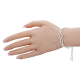 Taraash 925 Sterling Infinity Silver Bracelets For Women - Taraash
