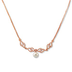 Load image into Gallery viewer, Taraash 925 Sterling Interlink Pearl Silver Necklace Set For Women - Taraash
