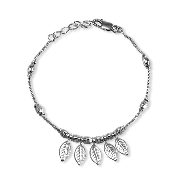 Taraash 925 Sterling Leaf Bracelet | Silver Bracelet | Pure Silver Bracelet For Women - Taraash