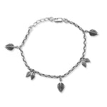 Load image into Gallery viewer, Taraash 925 Sterling Leaf Silver Bracelet | Taraash Bracelet | Pure Silver Bracelet For Women - Taraash
