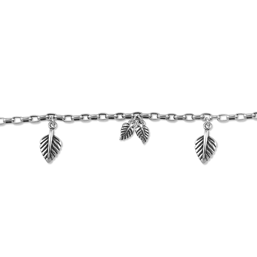 Taraash 925 Sterling Leaf Silver Bracelet | Taraash Bracelet | Pure Silver Bracelet For Women - Taraash