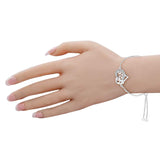 Taraash 925 Sterling Love Silver Bracelet For Women Girls - Taraash