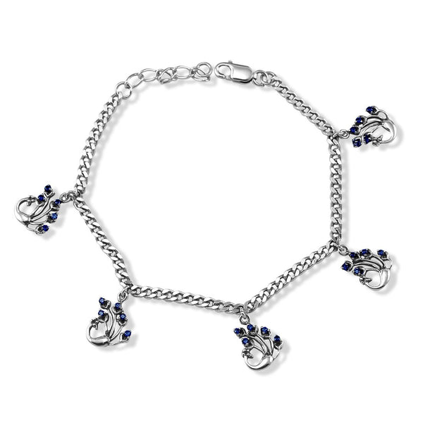 Taraash 925 Sterling Peacock Bracelet For Women | Silver Bracelet For Women | Silver Bracelet - Taraash