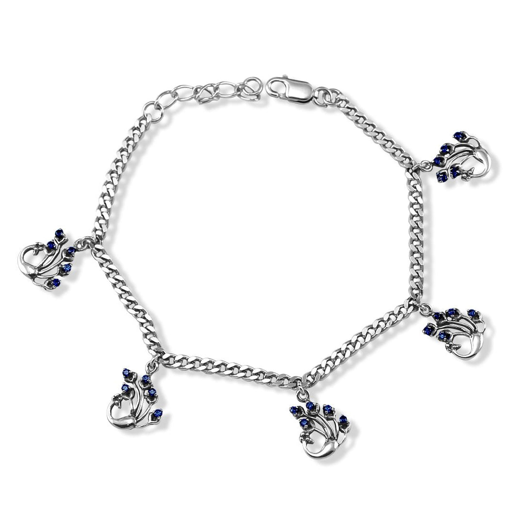 Taraash 925 Sterling Peacock Bracelet For Women | Silver Bracelet For Women | Silver Bracelet - Taraash