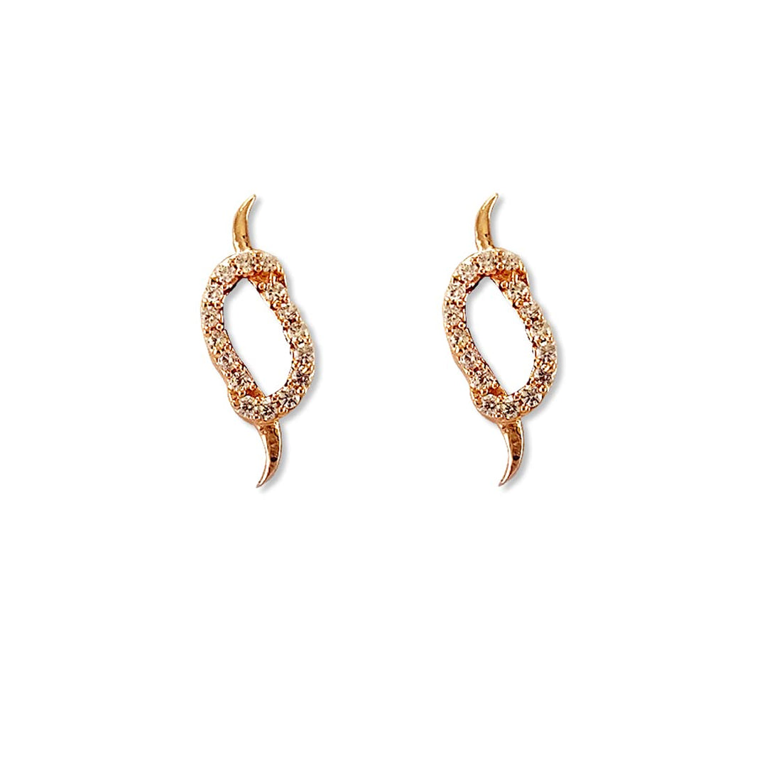 Taraash 925 Sterling Pearl Rose Gold Silver Necklace Set For Women - Taraash