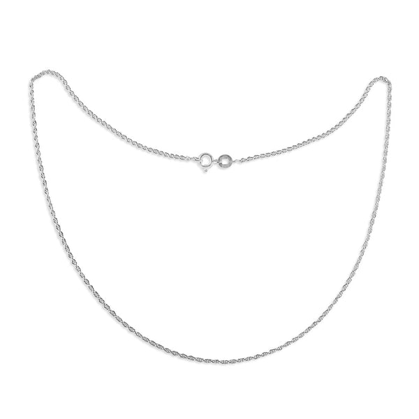 Taraash 925 Sterling Rope Chain | Silver Chain | 16 inch Chain For Women - Taraash