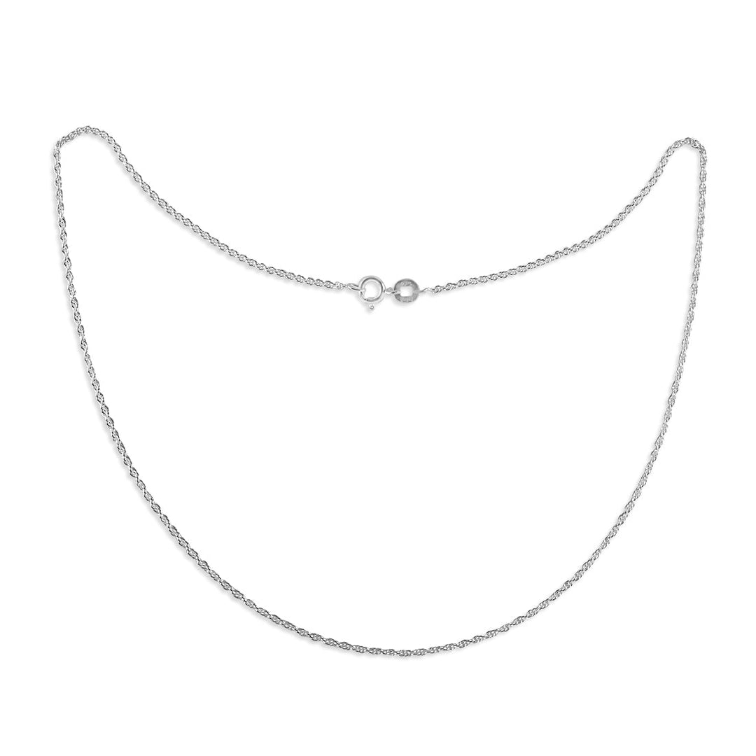 Taraash 925 Sterling Rope Chain | Silver Chain | 16 inch Chain For Women - Taraash
