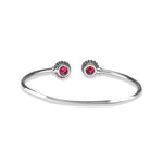 Load image into Gallery viewer, Taraash 925 Sterling Round Shape Bangle | CZ Silver Bangle | Bangle For Women - Taraash
