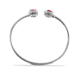 Load image into Gallery viewer, Taraash 925 Sterling Round Shape Bangle | CZ Silver Bangle | Bangle For Women - Taraash
