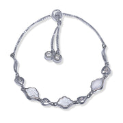 Taraash 925 Sterling Silver Abstract Designer Bracelet For Women - Taraash