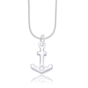 Taraash 925 Sterling Silver Anchor Shape Pendant Set for women COMBO PDCH 02 - Taraash