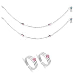 Load image into Gallery viewer, Taraash 925 Sterling Silver Anklet Toe Ring Combo For Women COMBO ANTR 111 - Taraash