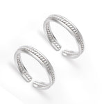 Load image into Gallery viewer, Taraash 925 Sterling Silver Anklet Toe Ring Combo For Women COMBO ANTR 118 - Taraash