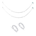 Load image into Gallery viewer, Taraash 925 Sterling Silver Anklet Toe Ring Combo For Women COMBO ANTR 122 - Taraash