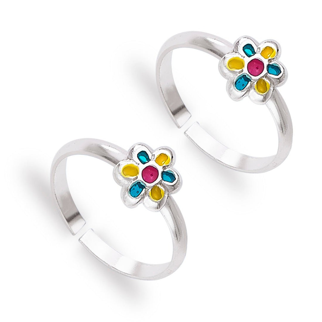 Taraash 925 Sterling Silver Anklet Toe Ring Combo For Women COMBO ANTR 124 - Taraash