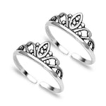 Load image into Gallery viewer, Taraash 925 Sterling Silver Anklet Toe Ring Combo For Women COMBO ANTR 135 - Taraash