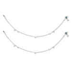 Load image into Gallery viewer, Taraash 925 Sterling Silver Anklet Toe Ring Combo For Women COMBO ANTR 136 - Taraash