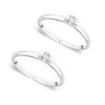 Load image into Gallery viewer, Taraash 925 Sterling Silver Anklet Toe Ring Combo For Women COMBO ANTR 143 - Taraash