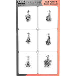 Load image into Gallery viewer, Taraash 925 Sterling Silver Antique Divine Pendants PDDIVINEMIX - 1 (Set of 6) - Taraash
