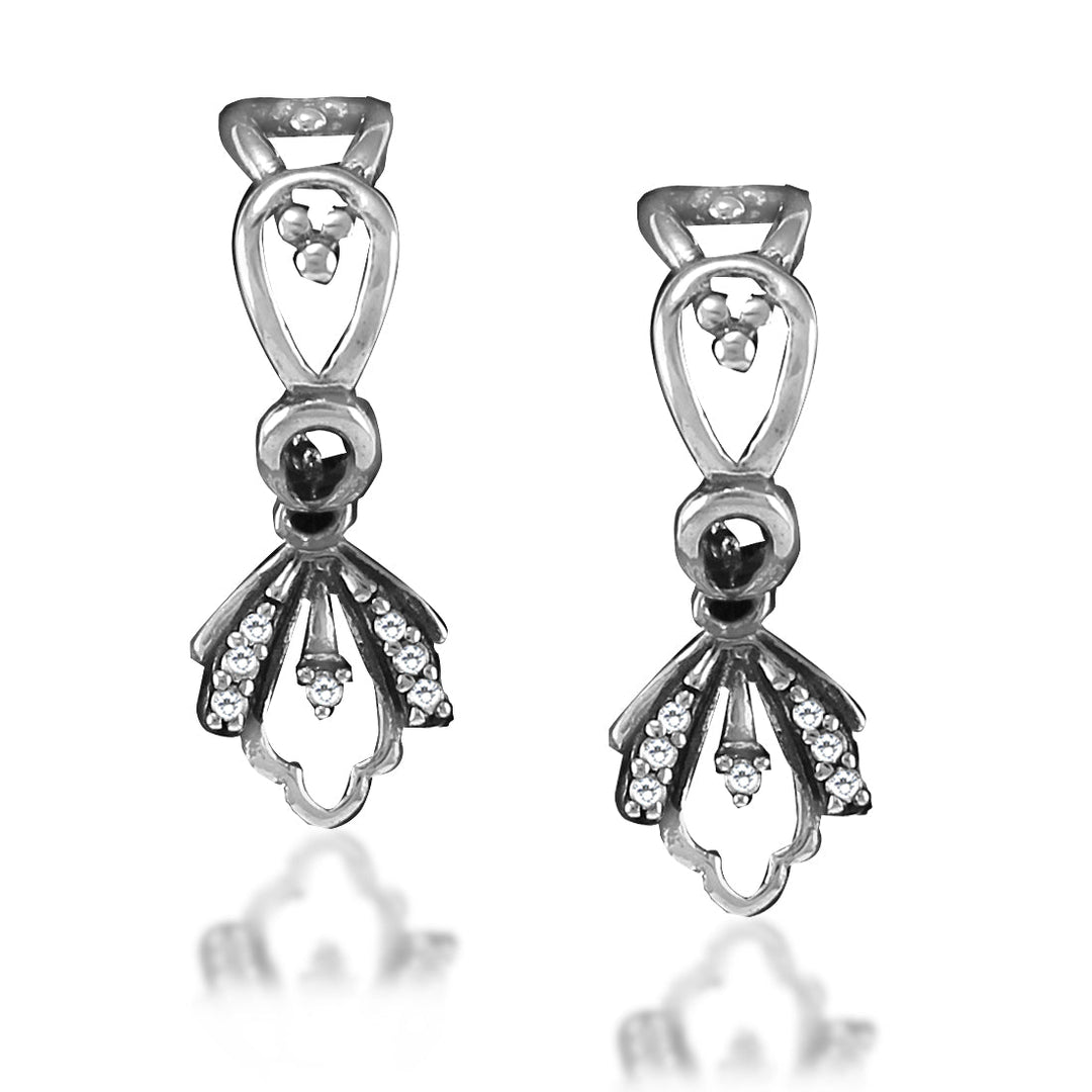 Taraash 925 Sterling Silver Antique Earrings For Women - Taraash