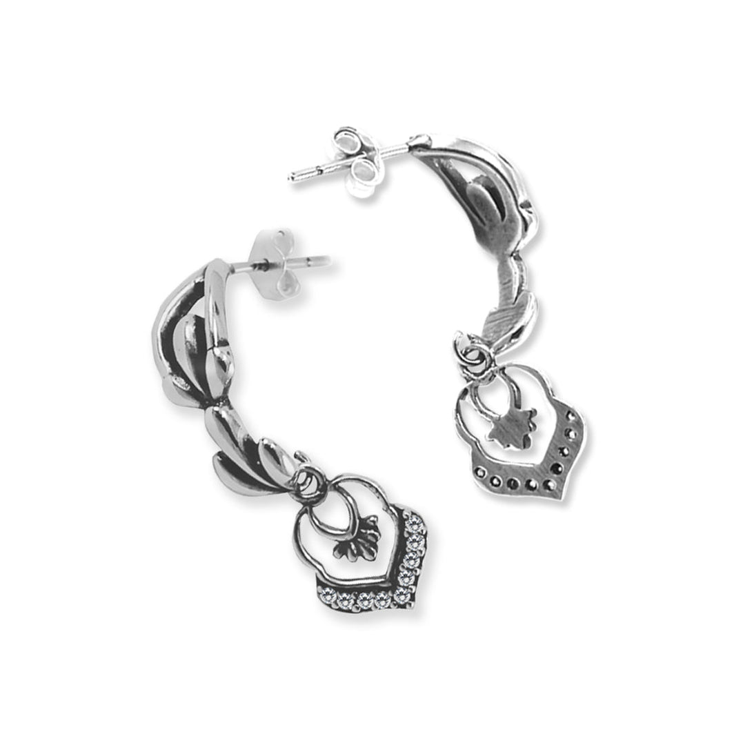 Taraash 925 Sterling Silver Antique Earrings For Women - Taraash