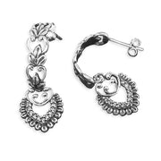 Taraash 925 Sterling Silver Antique Silver Earrings For Women | Drop Earring - Taraash