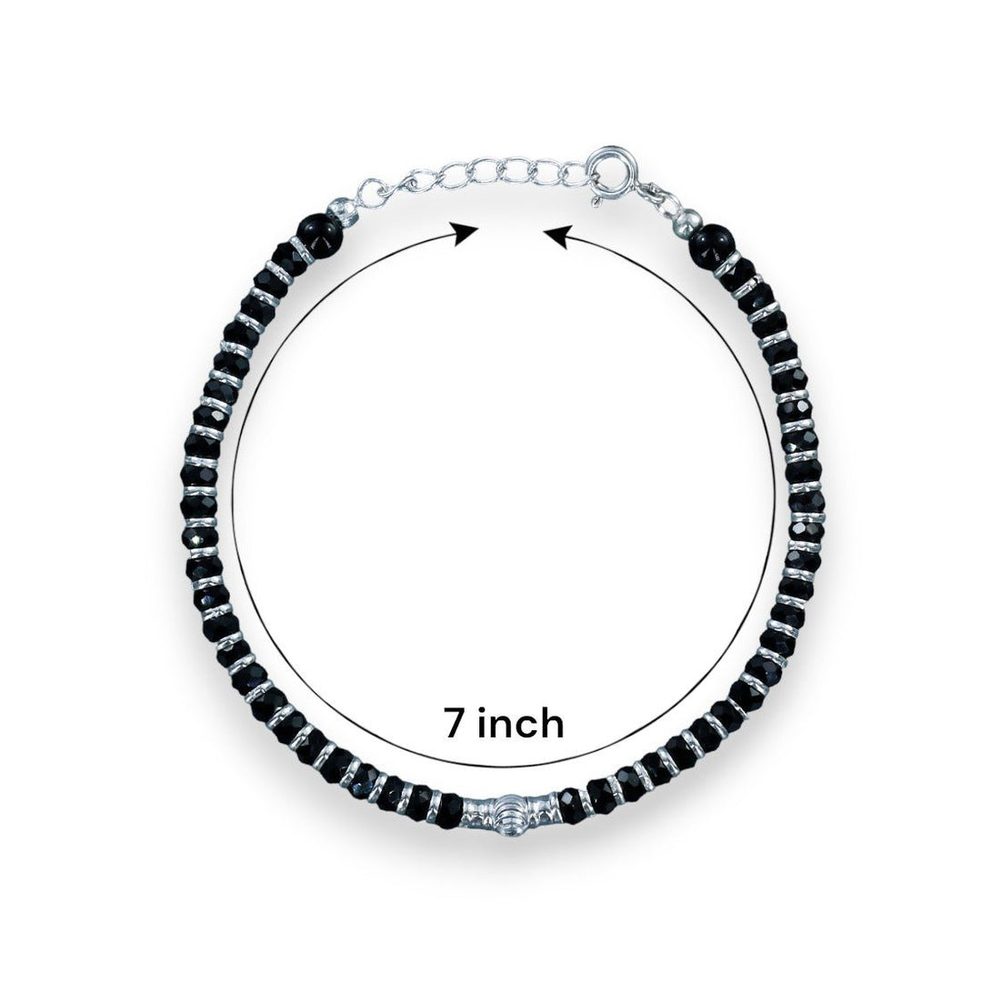 Taraash 925 Sterling Silver Beaded Anklet For Kids - Taraash