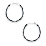 Load image into Gallery viewer, Taraash 925 Sterling Silver Beaded Anklet For Kids - Taraash
