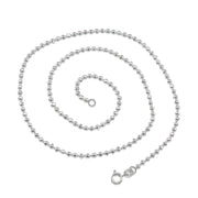 Taraash 925 Sterling Silver Beaded Chain For Women - Taraash