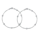 Load image into Gallery viewer, Taraash 925 Sterling Silver Beaded Design Anklet For Women - Taraash
